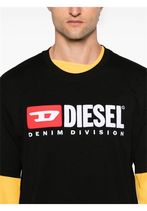 t boxt div t-shirt unisex black DIESEL | A14943 0GRAI9XX